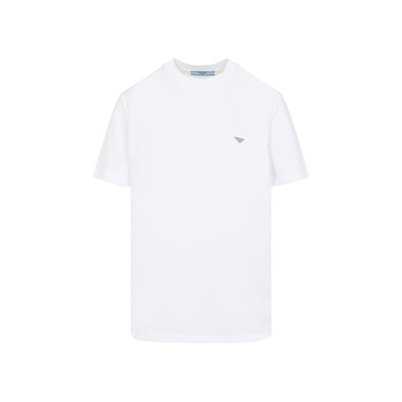 Prada White Cotton T-Shirt - NWT